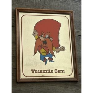 RARE Vtg 1971 Yosemite Sam TM & Warner Bros. Inc. Collectible Mirror Collector